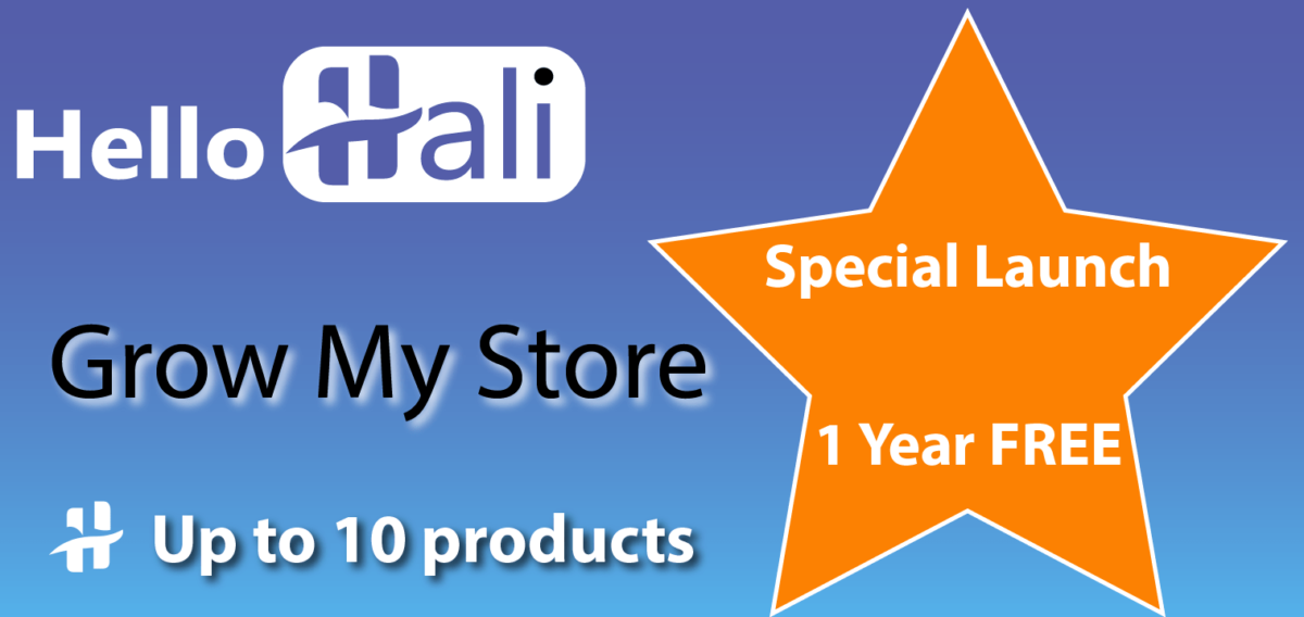 Hello Hali multivendor marketplace Grow my store special launch seller subscription